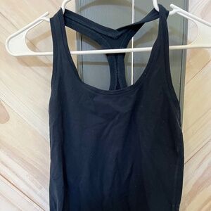 navy Lulu racerback tank top